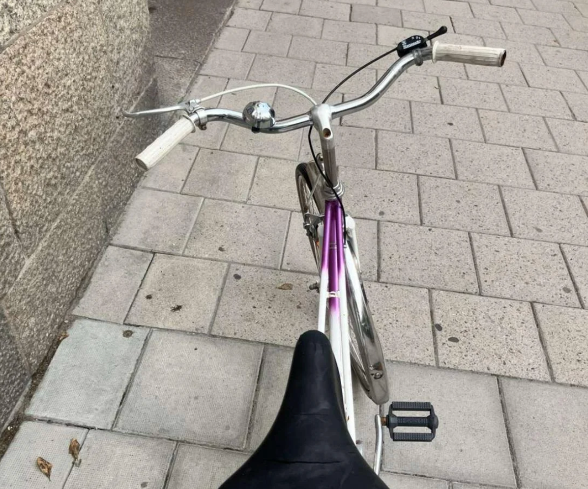 Lila och Vit 3-växlad Crescent