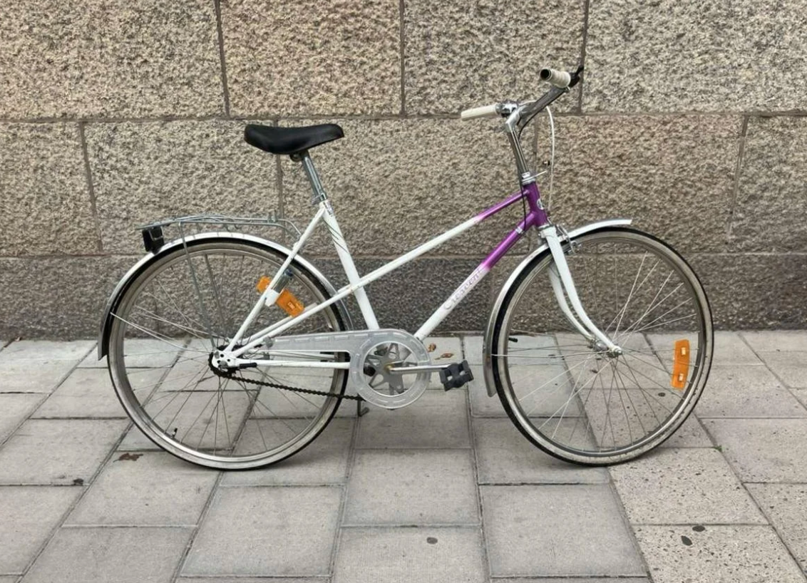 Lila och Vit 3-växlad Crescent